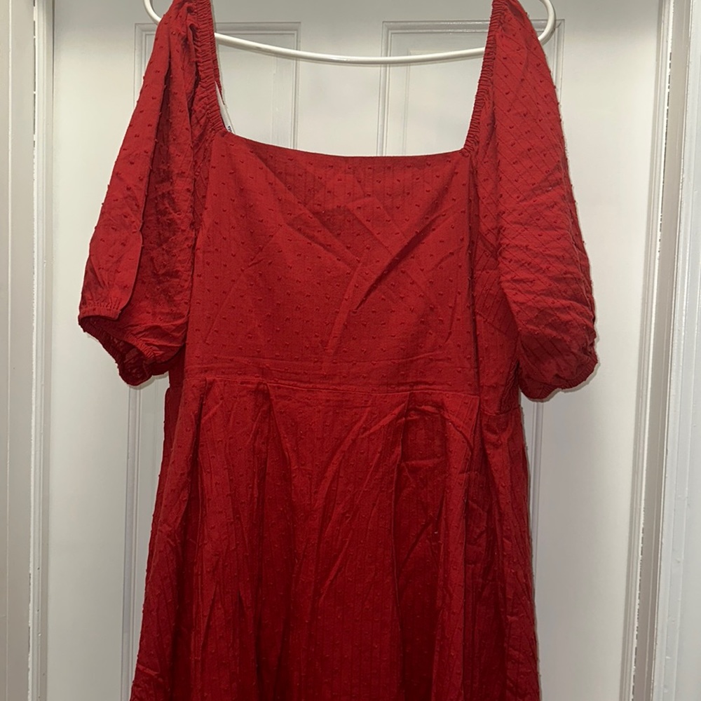 Red Mid-Length Dress from Arula